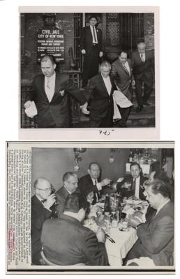 Lot #303 Little Apalachin Mob Conference (2) Original Wirephotos - Image 1