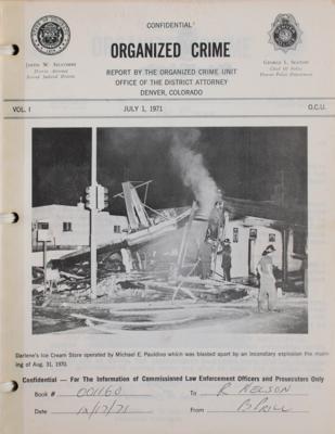 Lot #209 Denver Organized Crime Report (1971) Report - Image 2