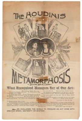Lot #779 Harry Houdini: 