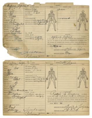 Lot #162 Al Capone and Ralph Capone (2) Signed Inmate Record Cards (1931) - Image 2