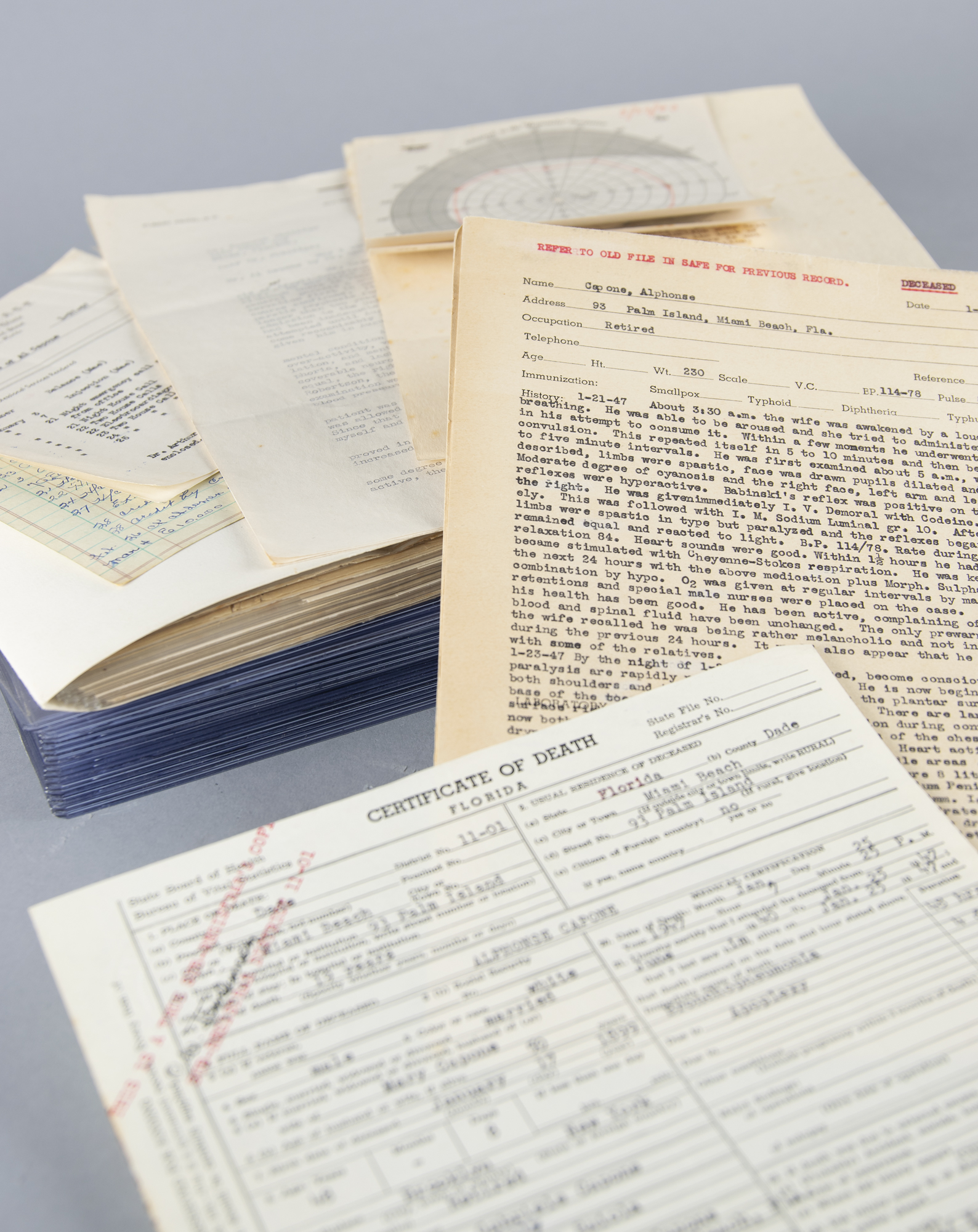 Lot #161 Al Capone Medical Archive - Image 1