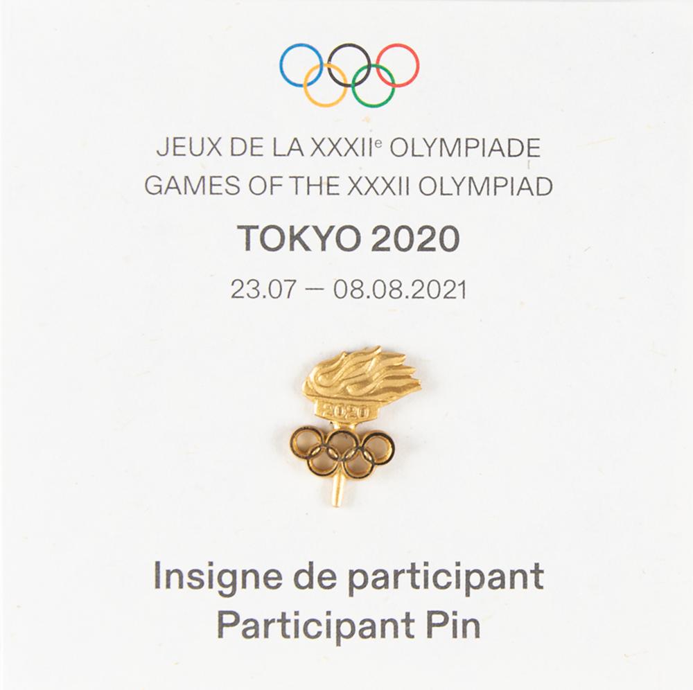 【SALE】Tokyo Olympic2020 WOOD PIN BADGE Olympic Tokyo 2020 Official Pin Badge Set Gold Silver Bronze