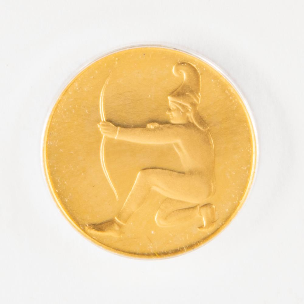 Munich 1972 Summer Olympics Commemorative Solid Gold