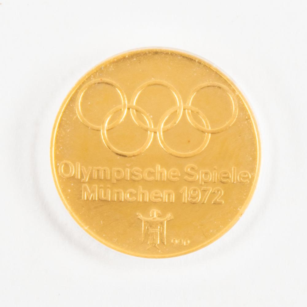 Munich 1972 Summer Olympics Commemorative Solid Gold