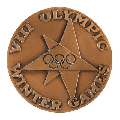 Lot #6080 Squaw Valley 1960 Winter Olympics Bronze