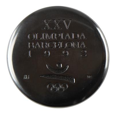 Lot #6362 Barcelona 1992 Summer Olympics Burnished Copper Participation Medal - Image 1