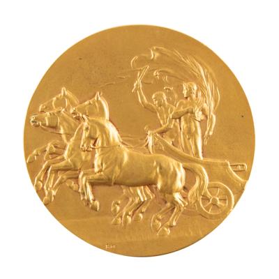 Lot #6025 London 1908 Olympics Gilt Bronze