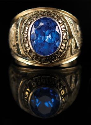 Lot #6132 Diane Moyer's Los Angeles 1984 Summer Olympics Team USA Field Hockey Ring - Image 2