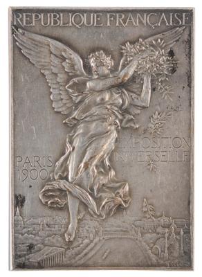 Lot #6010 Paris 1900 Olympics Silvered Bronze