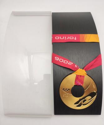 Lot #6158 Torino 2006 Winter Olympics Gold Winner's Medal - Image 3