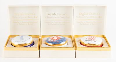 Lot #6389 Olympic Pill Boxes (3) - From the Collection of IOC Member James Worrall - Image 4