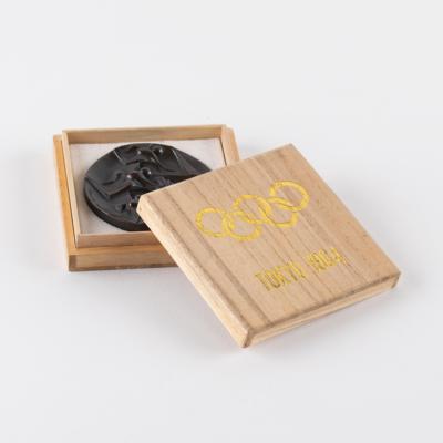 Lot #6294 Tokyo 1964 Summer Olympics Copper Participation Medal - From the Collection of IOC Member James Worrall - Image 3