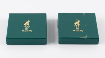 Lot #6366 Atlanta 1996 Summer Olympics Bronze Participation Medals (2) - From the Collection of IOC Member James Worrall - Image 4