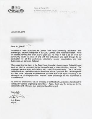 Lot #6374 Vancouver 2010 Winter Olympics Miniature Replica Torch - From the Collection of IOC Member James Worrall - Image 11