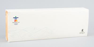 Lot #6374 Vancouver 2010 Winter Olympics Miniature Replica Torch - From the Collection of IOC Member James Worrall - Image 7