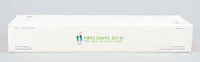 Lot #6374 Vancouver 2010 Winter Olympics Miniature Replica Torch - From the Collection of IOC Member James Worrall - Image 8