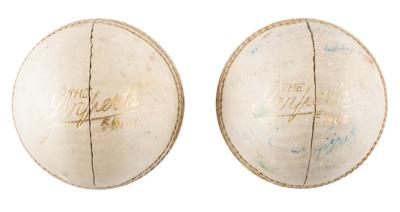 Lot #6261 London 1948 Summer Olympics Pakistan Team-Signed Field Hockey Ball - From the Collection of IOC Member James Worrall - Image 2