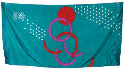 Lot #6365 Olympic Flags (6) - From the Collection of IOC Member James Worrall - Image 3