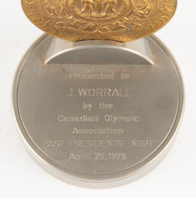 Lot #6118 The Olympic Shield Group Lot of (5) Items - From the Collection of IOC Member James Worrall - Image 4