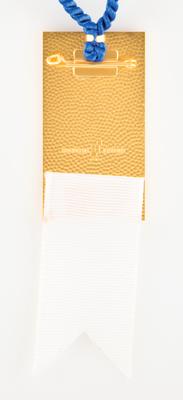 Lot #6368 110th IOC Session in Lausanne, 1999. IOC Guest Badge Presented to Member James Worrall - Image 2