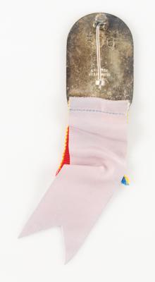 Lot #6074 Melbourne 1956 Summer Olympics. National Olympic Committee Badge. Presented to IOC Member James Worrall - Image 2