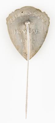 Lot #6202 Paris 1924 Summer Olympics Tennis Badge - Image 2