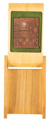 Lot #6364 Lillehammer 1994 Winter Olympics Copper Participation Medal - From the Collection of IOC Member James Worrall - Image 4