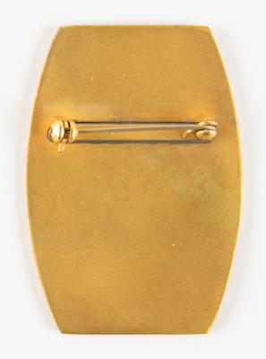 Lot #6305 70th IOC Session in Amsterdam. Large IOC Session Badge - From the Collection of IOC Member James Worrall - Image 2