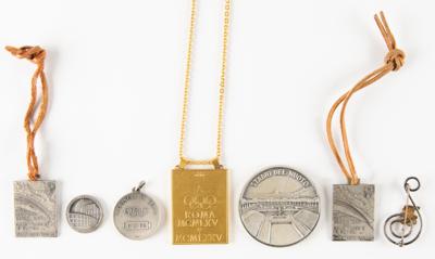 Lot #6289 Rome 1960 Summer Olympics Medals and Pins (7) - From the Collection of IOC Member James Worrall - Image 2