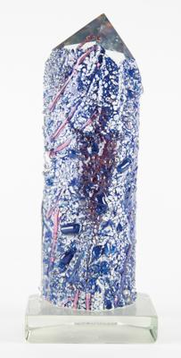 Lot #6147 Canadian Olympic Order in Gold Glass Sculpture by Jean-Marie Giguere - From the Collection of IOC Member James Worrall - Image 1