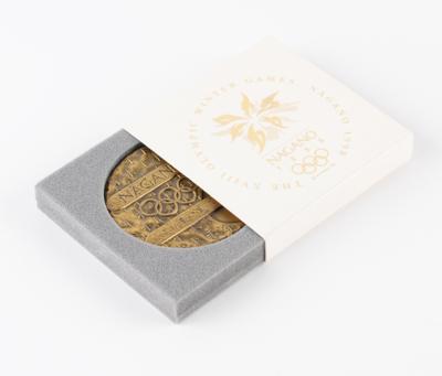 Lot #6367 Nagano 1998 Winter Olympics Participation Medal - Image 4