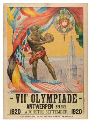 Lot #6033 Antwerp 1920 Olympics Poster