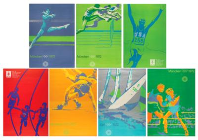 Lot #6312 Munich 1972 Summer Olympics Lot of (7)