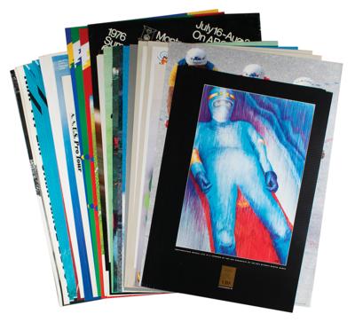 Lot #6322 Olympic Sponsor and Bid City Poster