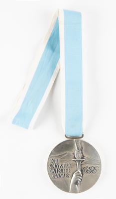 Lot #6121 Lake Placid 1980 Winter Olympics Silver Winner's Medal for Ice Hockey - Image 1