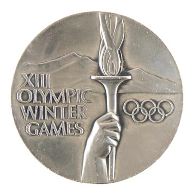 Lot #6121 Lake Placid 1980 Winter Olympics Silver Winner's Medal for Ice Hockey - Image 3