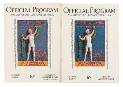 Lot #6222 Los Angeles 1932 Summer Olympics