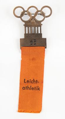 Lot #6048 Berlin 1936 Summer Olympics Track and