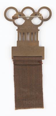 Lot #6050 Berlin 1936 Summer Olympics Canoeing Participant's Badge - Image 2