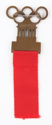 Lot #6239 Berlin 1936 Summer Olympics Participant's Badge - Image 2