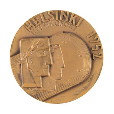 Lot #6264 Helsinki 1952 Summer Olympics Bronze