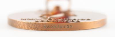 Lot #6139 Seoul 1988 Summer Olympics Bronze Winner's Medal for Badminton - Image 5