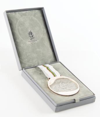 Lot #6142 Albertville 1992 Winter Olympics Silver Winner's Medal - Image 5