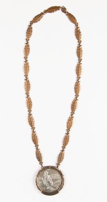 Lot #6084 Rome 1960 Summer Olympics Silver Winner's Medal for Canoeing - Image 1