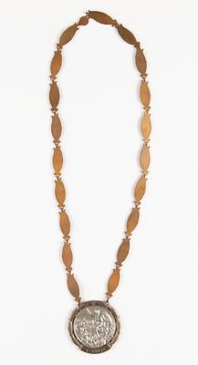 Lot #6084 Rome 1960 Summer Olympics Silver Winner's Medal for Canoeing - Image 2