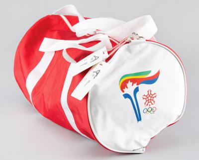Lot #6136 Calgary 1988 Winter Olympics Torch with Official Torch Relay and Team Canada Uniforms - From the Collection of IOC Member James Worrall - Image 9
