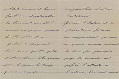 Lot #201 Charles de Gaulle: After reading Mein Kampf, de Gaulle warns against misunderstanding Hitler's intentions: 