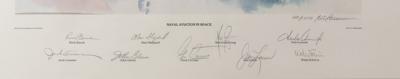 Lot #394 Naval Aviation in Space Signed Print - Image 2