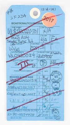 Lot #417 Space Shuttle Sample Purge Kit Pouch Assembly - Image 6