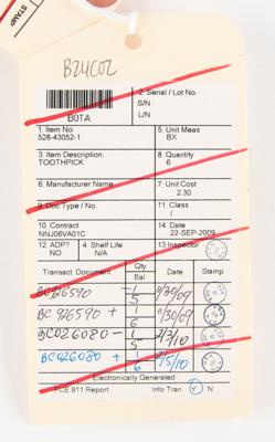 Lot #424 Toothpicks NASA Food Lab - Image 6
